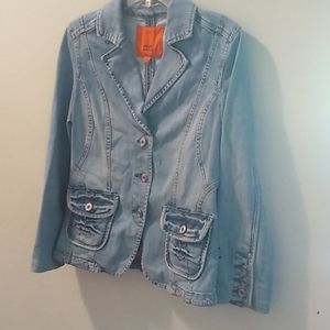 Cecil denim blazer size small